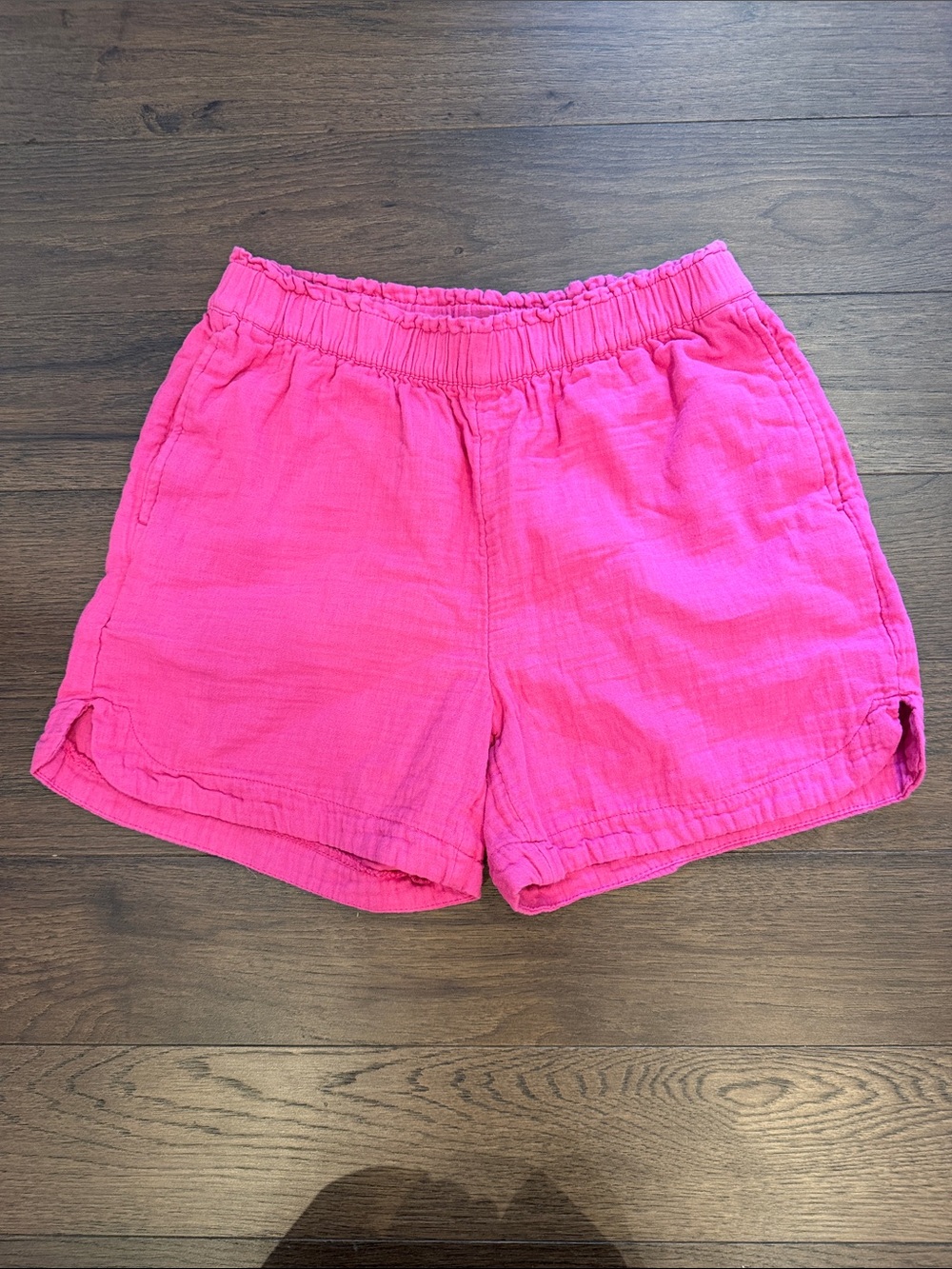 Old Navy Pink Elastic Waist Relaxed Cotton Shorts Medium - C1
